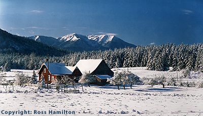 Berger Farm Covered in Snow